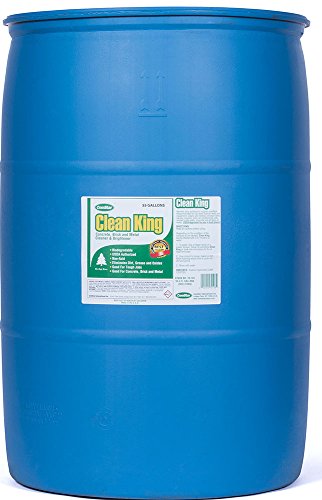 ComStar Clean King, Heavy-Duty Cleaner for Interior Car Wash Walls That Renews Dirty Surfaces to Their Original Condition & Eliminates Dirt, Grease & Oxides, Made in USA, 55 Gallon (70-103)