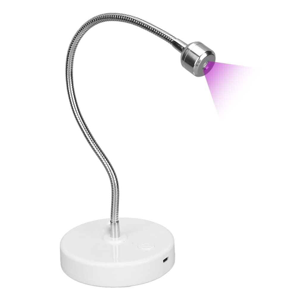 Mini Lampada per Unghie Lampada per Unghie a LED, Lampada per Unghie UV Lampada per Unghie USB Portatile Asciugatrice per Unghie Testa Girevole Smalto per Unghie Asciugatrice per Colla con Timer 60s