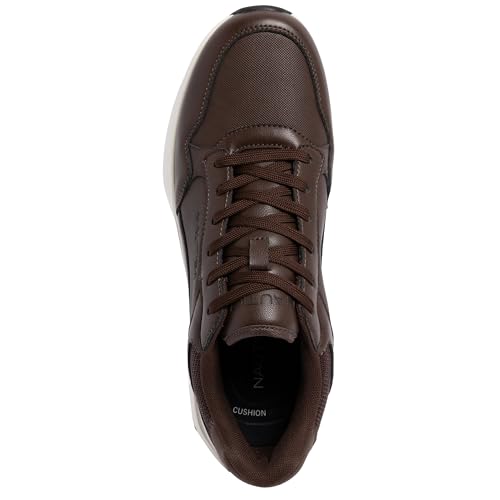 Image of Nautica Men's Lace-Up Sneakers - Casual, Stylish, and Comfortable for Walking