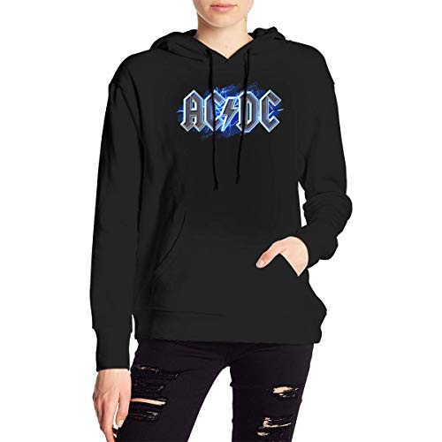 BAOQIN Sudaderas con Capucha para Mujer de ACDC Sudaderas con Capucha para Mujer