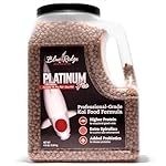 Blue Ridge Koi Fish Food 4.5lb - Koi Food 3/16” Platinum Pro Formula Goldfish Food, Premium Fish Food for Ponds, Floating Pond Pellets Fish Food