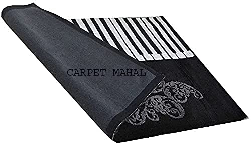 Image of Carpet Mahal Export Quality Handmade Tuffted Pure Woollen Carpet for Living Room Bedroom Size 8 x 10 feet (240X300 Cm) Color-Multi