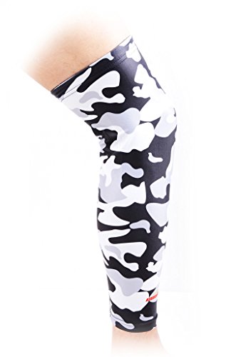 COOLOMG 1PC Compression Leg Sleeve Strech Leg Knee Long Sleeve for Adult Child