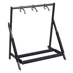 Hamilton kb5300g – Stand de musique, pour 3 guitares, couleur noir - Les Beatles, Paul McCartney, John Lennon, RIngo Starr, George Harrison