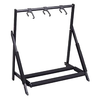 Hamilton kb5300g – Stand de musique, pour 3 guitares, couleur noir - Les Beatles, Paul McCartney, John Lennon, RIngo Starr, George Harrison