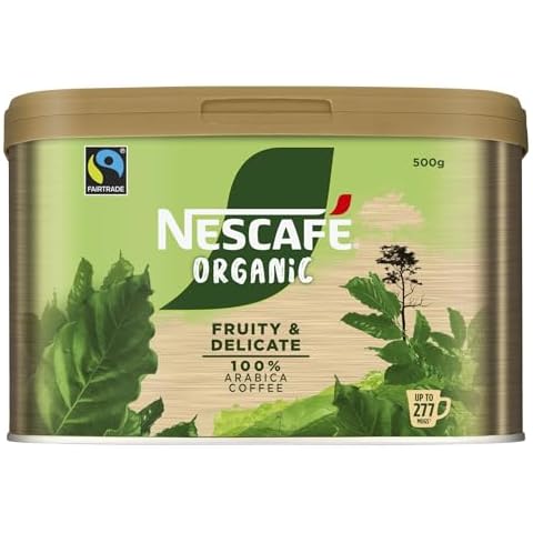 NESCAFÉ Organic Fairtrade Instant Coffee Tin Cover