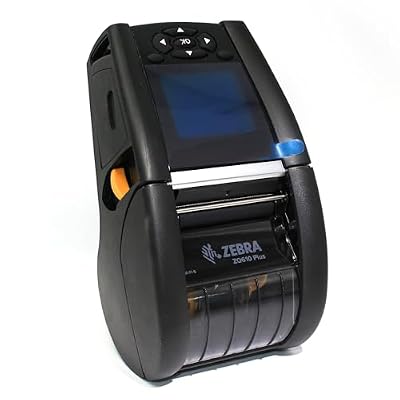 ZQ61-AAXAA04-00 Zebra ZQ610 Plus Mobile Barcode Label Printer | Wireless Bluetooth and WiFi 802.11ac | Portable Printer 203dpi Print 2.8-inches