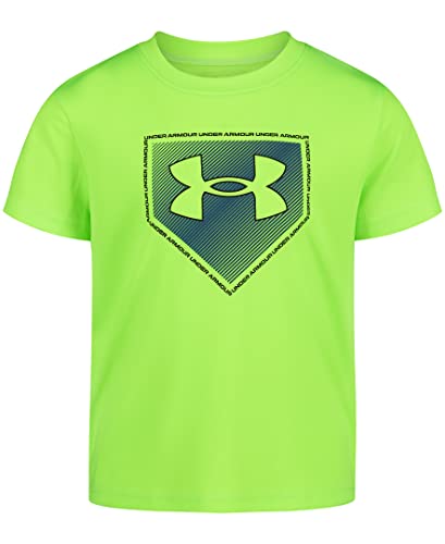 Under Armour Boys' Classic Core Logo T-Shirt, Wordmark Print & Baseball Designs, Crew Neck