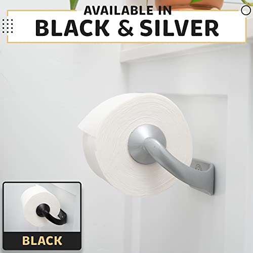 Bathroom Toilet Paper Holder Wall Mount Design - Stainless Steel Toilet Tissue Holder With Simple One Handed Operation - Easy To Install Horizontally Or Vertically - Hardware Included – 5 Inches #TOP5