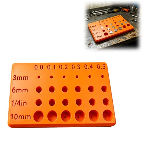 Magnet Press-Fit Tolerance Gauge Set – Precision Hole Size and Clearance Measuring Tool for Magnet Installation Fit Testing, Workshop Calibration and DIY Assembly Accuracy Checking