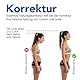 Scienkey Haltungskorrektur für Männer und Frauen, Schmerzlinderung für Taille, Wirbelsäule, Schultern und Nacken mit 2 Wirbelsäulen- und Lendenstützstäben, Verstellbare und Atmungsaktive Rückenstütze