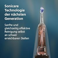 Philips Sonicare 5500 elektrische Zahnbürste, Schallzahnbürste mit 1 Intensitätsstufe, Andruckkontrolle, EasyStart, SmarTimer und BrushPacer, Weiß, Modell HX7110/01 [Neue Technologie] – Ansicht 3