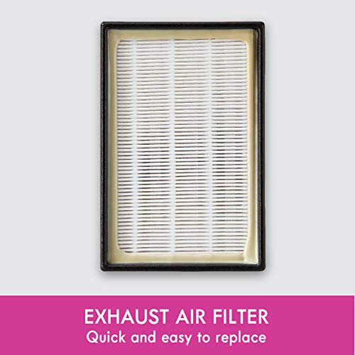 Image of Kenmore 53296 EF-9 Media Vacuum Cleaner Exhaust Filter for Upright and Canister Vacuums, White (Pack of 3)