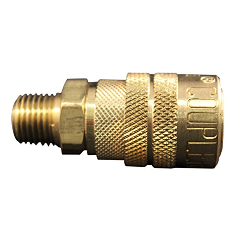 Flash Deals - 50% OFF Milton (716) 1/4" Male NPT M Style (Industrial) Air fitting Quick Connect Coupler - Box of 10