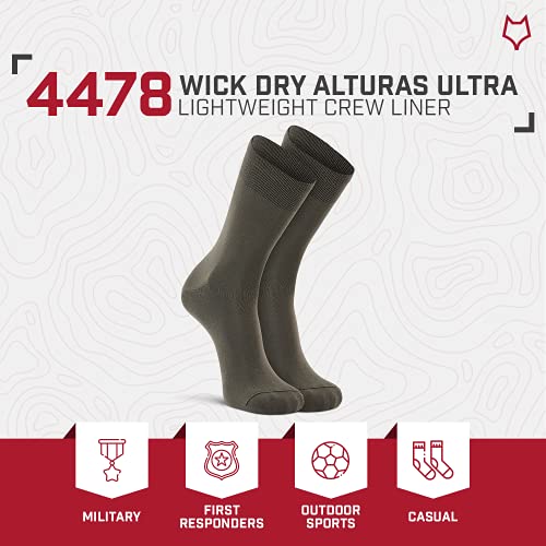 Fox River Socks Wickdry Alturas Olive Xl 12-14.5 #TOP4