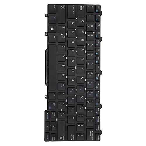 Teclado de substituição para notebook Dell Latitude 3150, 3160, 3340, 3350, 5250, P25S, 7250, E5250,
