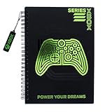 pad xbox 360 emulator 🎮 WRITING PAD: This colourful notebook 80 sheets of lined paper ideal each with Xbox wording or logo and a black border. The softback cover has an ultraviolet print and foil finish making it really stand out. The wiro binding has chunky Xbox logo dangler on a chain.