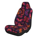 KSANNNS Funda protectora para asiento de coche con estampado de mariposas, funda protectora para asiento delantero de General Motors