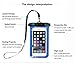 FECEDY Waterproof Cell Phone Pouch,4 Pack Universal Water Proof Dry Bag Case with Neck Lanyard for iPhone Samsung Galaxy,up to 7.5