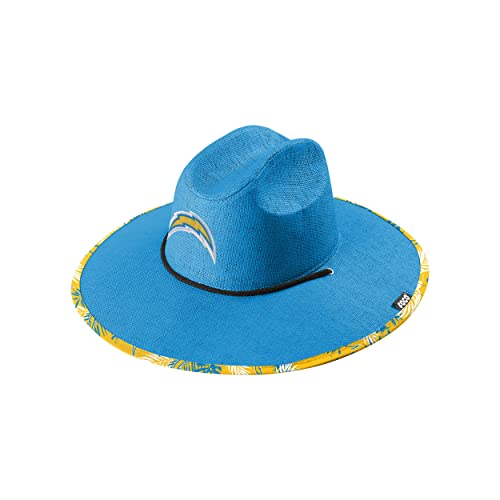 Image of FOCO Los Angeles Chargers NFL Team Color Straw Hat