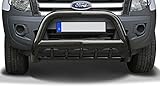 Schwarzer Frontschutzbügel mit Unterfahrschutz (2012-2018) inkl. ABE~
