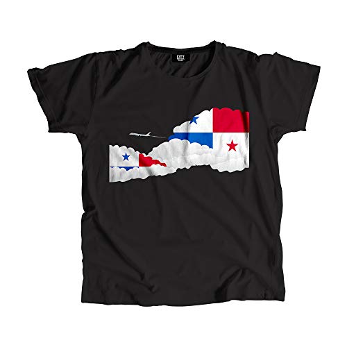 T-shirt Panama motif avion et nuages de qualité supérieure | Haut de vol