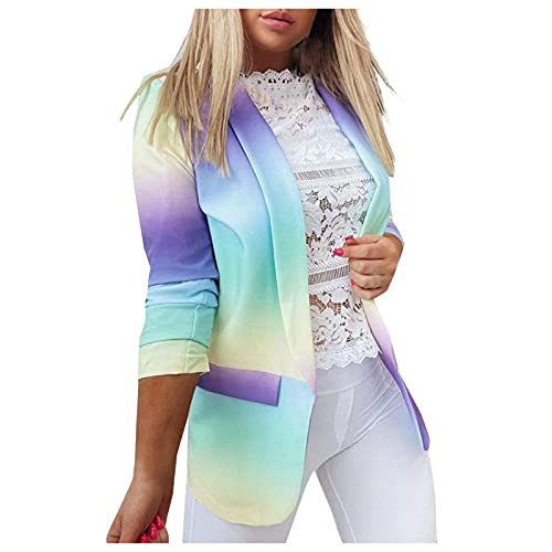 Veste femme élégante à manches longues pour costume formel chic FNKDOR