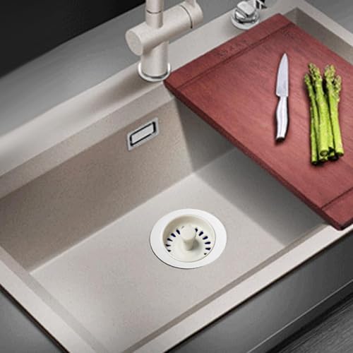 Colador para Fregadero Blanco de 3 Pulgadas miniatura 3