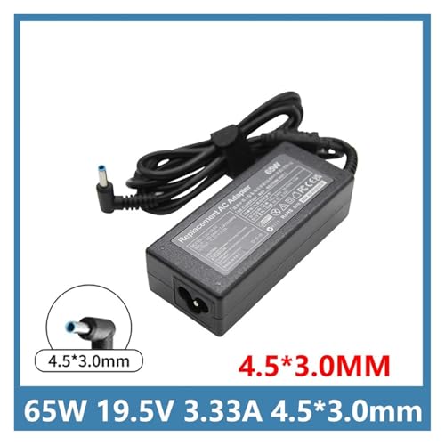 Cargador para portátil de 65W 19.5V 3.33A con clavija de 4.5 * 3.0mm alimentador CA 3