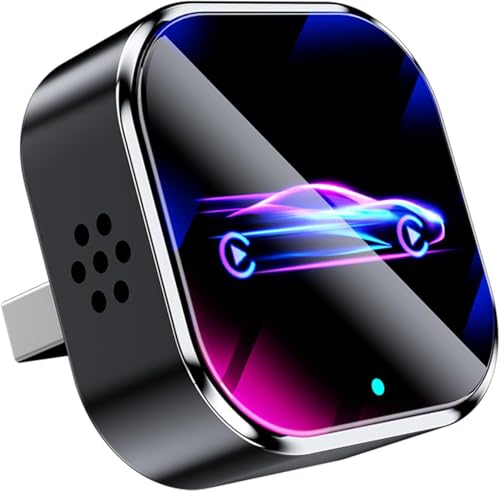 Ya en manzanajugosa.com: Adaptador inalámbrico CarPlay para iPhone – Actualización a CarPlay inalámbrico, Plug & Play, USB/Type-C, Mini y adaptador inalámbrico CarPlay estable compatible con Apple iOS 10+ y coches CarPlay con