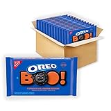 Oreo Orange Creme Chocolate Sandwich Cookies, Limited Edition, Halloween Cookies, 12 - 1.25 Lb Packs