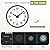 WallarGe Night Light Wall Clock for Bedroom - Silent Lighted up Wall Clock Glow in The Dark, Battery Operated for Living Room/Kitchen, Easy to Read Large Digital Display, 12 Inch