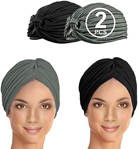 CoverYourHair TURBANS For Women - Black 