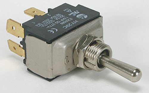 Toggle Switch, DPST, 15A @ 277V, QuikConnct