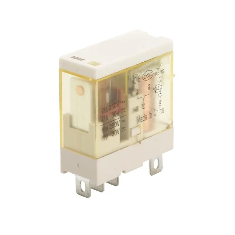 Relais intermédiaire électromagnétique ORJ1SL DC12V 12A avec témoin lumineux haute précision