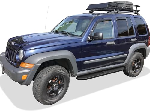 Estribos Tuxtreme 6-inch Black para Jeep Liberty 2002-2007 miniatura 6