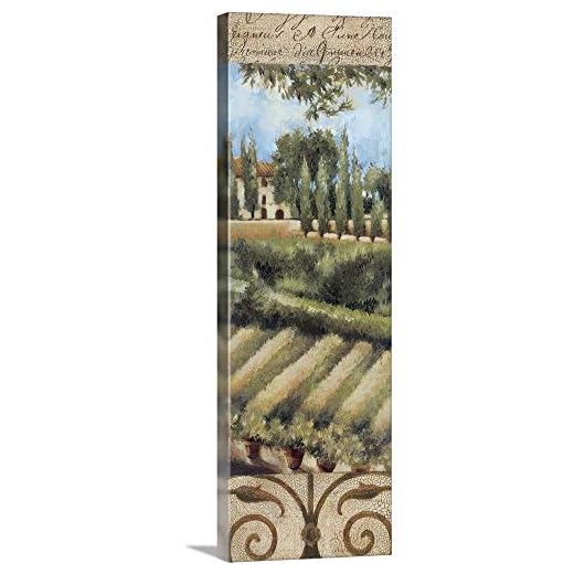 Tuscany Villa I Canvas Wall Art Print, 12"x36"x1.25"