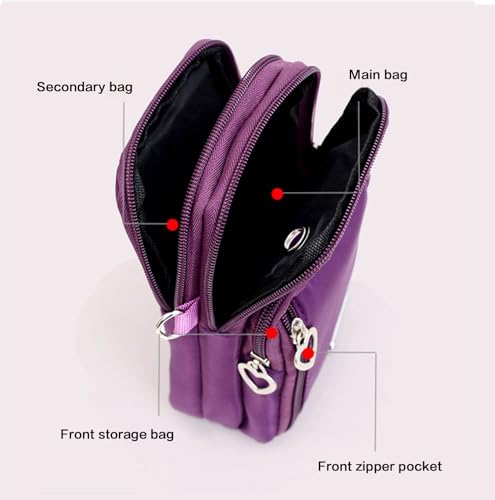 Small Crossbody Bag for Women - Mini Phone Purses with Crossbody Strap and Wallet - Nylon Arm Bag4