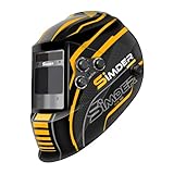 SSIMDER - Casco de soldadura de oscurecimiento automático, pantalla ancha 4/5-9/9-13 para TIG MIG ARC CUT