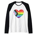 Photo Gallery lgbtq gay pride rainbow heart maglia con maniche raglan Photo Gallery lgbtq gay pride rainbow heart maglia con maniche raglan