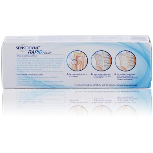 Sensodyne Freshness Toothpaste - Rapid Relief (With Fluoride), 40G Tube