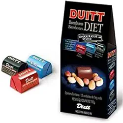 Bombom Diatt Sortido Diet Recheado Com Avelã, Amêndoas E Castanha De Caju, Contém 12 Uni De 15g Cada