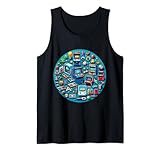Photo Gallery classici arcade retrò pixel art gamer s delight canotta Photo Gallery classici arcade retrò pixel art gamer s delight canotta