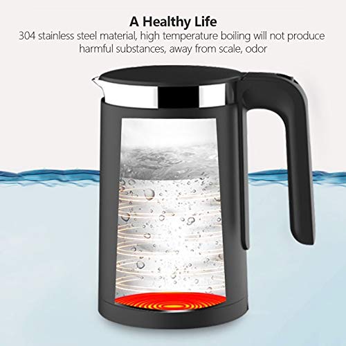 Hervidor eléctrico temperatura constante 1.5L LED 1800W miniatura 5