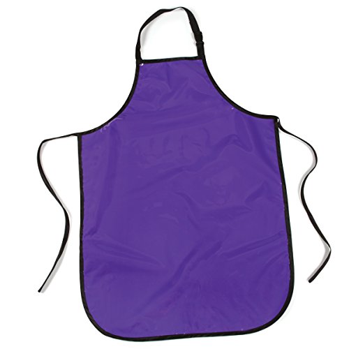 Top Performance Value Grooming Aprons - Economical Vinyl-Coated Aprons for Professional and Amateur Groomers, Purple