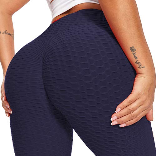 JGS1996 Womens Hidden Scrunch Butt Lifting Workout Leggings High Waist Tummy Control Booty Lift Gym Yoga Pants Tights by JGS1996 - Image 2