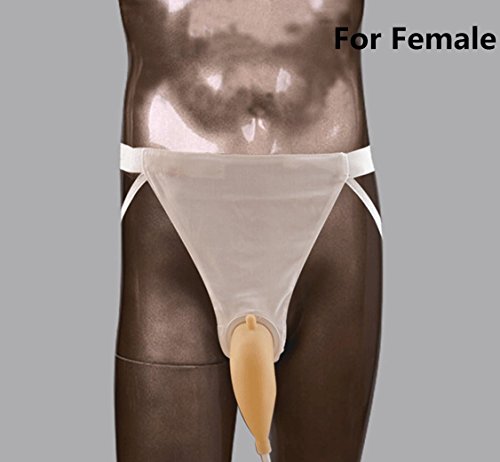LifeVV Portable External Urine Collection Device with Urine Bag for Woman and Man