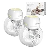 KISSBOBO Sacaleches Electricos, Sacaleches manos libres doble, extractor de...