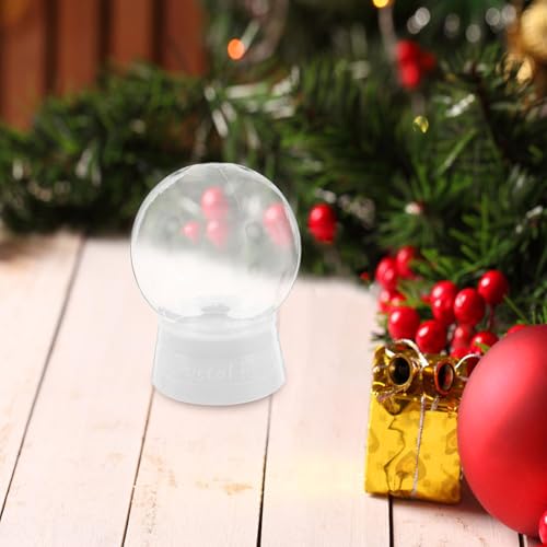 Manualidades navideñas con bolas transparentes LOLIPPYY de plástico 270ml 5
