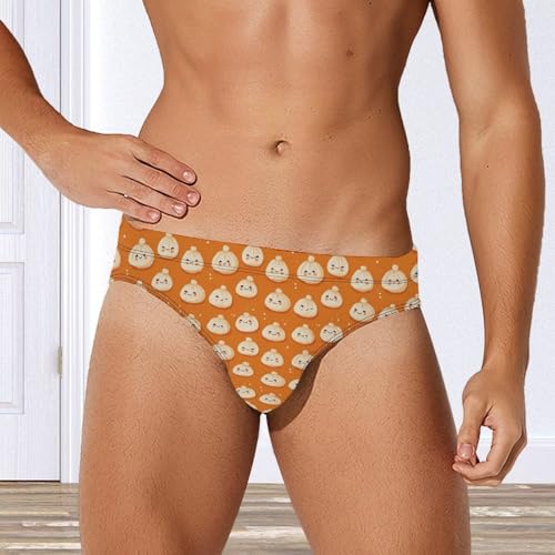 Cute Dumplings Mens Swim Briefs Quick Dry Triangle Trunks Swimsuit Swimming Bikini Swimwear4